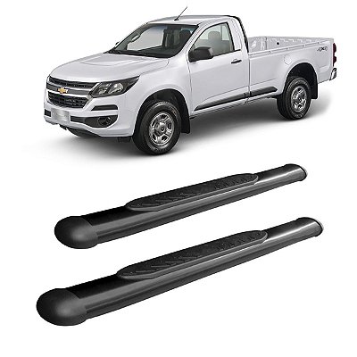 Estribo S10 2012 2013 2014 em diante Cabine Simples Preto