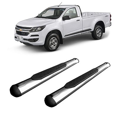 Estribo S10 2012 a 2019 2020 Oblongo Cabine Simples Cromado