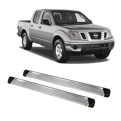 Estribo FRONTIER SEL 2008 a 2016 Cab Dupla Alumínio