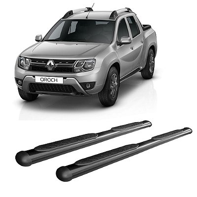 Estribo Oroch Duster Preto Oblongo