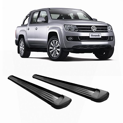 Estribo Amarok Alumínio Cabine Dupla Preto