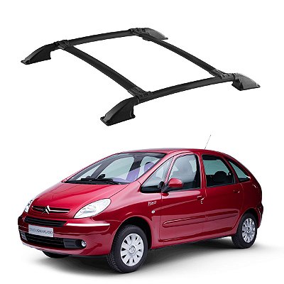 Bagageiro Rack de Teto Picasso Preto Parafusado