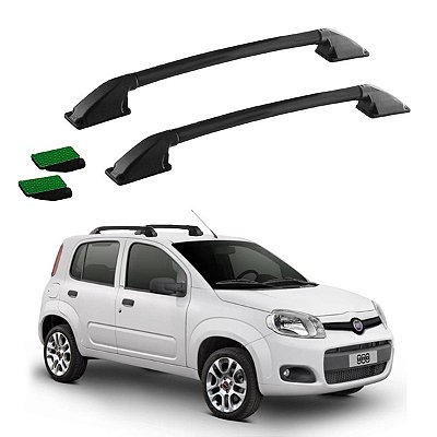 Bagageiro Fiat Uno 2011 2012 2013 2014 a 2020 Preto Colado