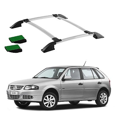 Bagageiro Gol G4 1999 2000 2001 2002 a 2008 Prata Colado
