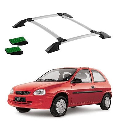 Bagageiro Corsa Hatch 1995 96 97 98 1999 2000 Prata Colado
