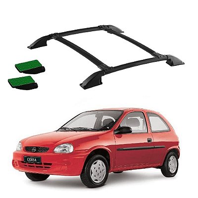Bagageiro Corsa Hatch 1995 96 97 98 1999 2000 Preto Colado