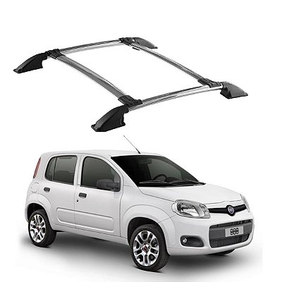 Bagageiro Fiat Uno 2011 2012 2013 2014 2015 a 2020 Cromado