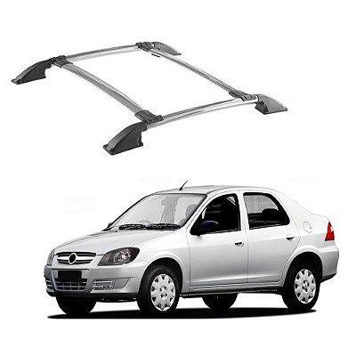 Bagageiro Prisma 2007 2008 2009 2010 2011 a 2012 Cromado
