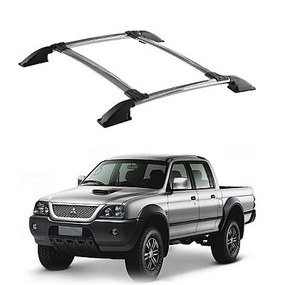 Bagageiro L200 SPORT/OUTDOOR 2004 A 2009 Cromado Cab Dupla