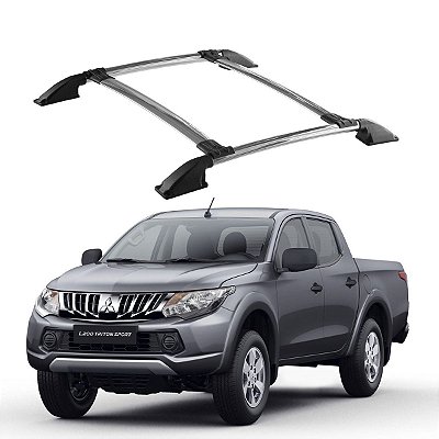 Bagageiro TRITON 2007 a 2016 Cromado Cabine Dupla