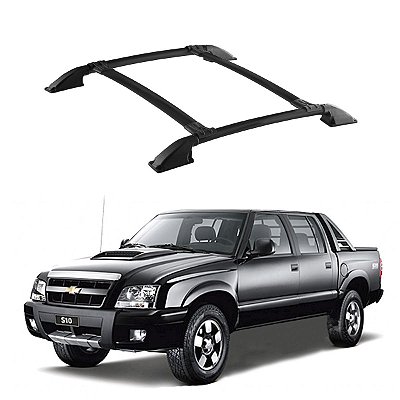 Bagageiro S10 1995 1996 1997 1998 a 2011 Preto Cabine Dupla