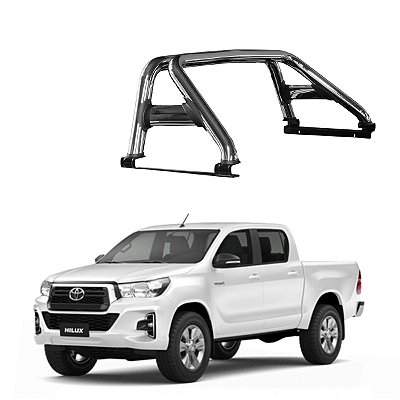 Santo Antonio Hilux 2016 2017 2018 2019 2020 Cromado Duplo