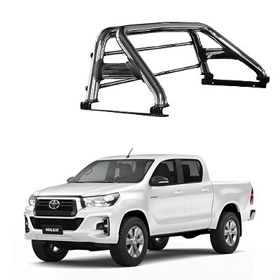 Santo Antonio Hilux 2005 2006 2007 A 2015 Cromado Duplo