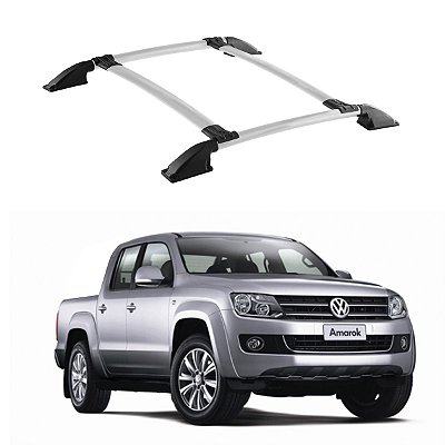 Bagageiro/Rack de Teto Amarok Prata Cabine Dupla Toyota