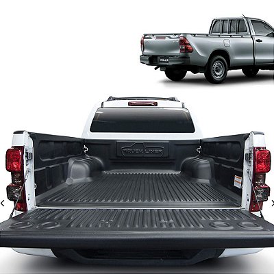 protetor de caçamba hilux cabine simples 2005 até 2015