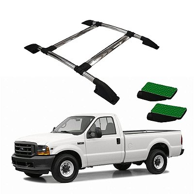 Rack De Teto F-250 1998 a 2001 2002 2003 2004 2005 Cromado