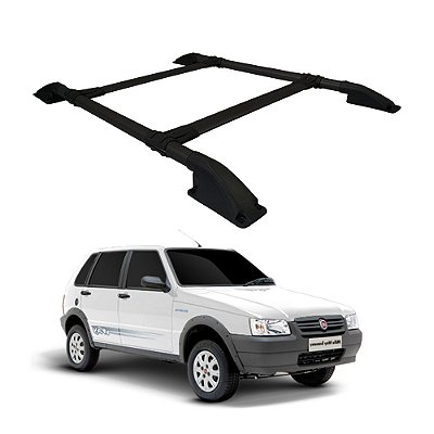 Rack De Teto Uno Mille 1984 a 2010 2011 2012 2013 2014 Preto