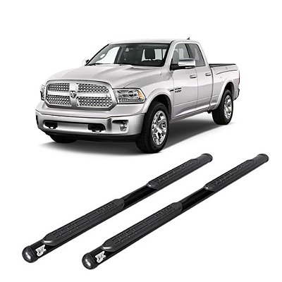 Estribo Dodge Ram 2012 2013 2014 Cabine Dupla Oblongo Preto