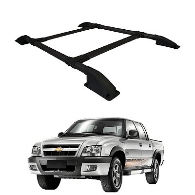 Rack De Teto S10 1996 a 2007 2008 2009 2010 2011 CD Preto