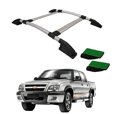 Rack De Teto S10 1996 a 2007 2008 2009 2010 2011 CD Prata
