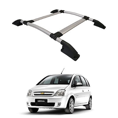 Rack De Teto Meriva 2003 a 2008 2009 2010 2011 2012 Prata