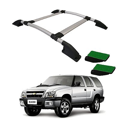 Rack De Teto Blazer 1996 a 2005 2006 2007 2008 2009 Prata