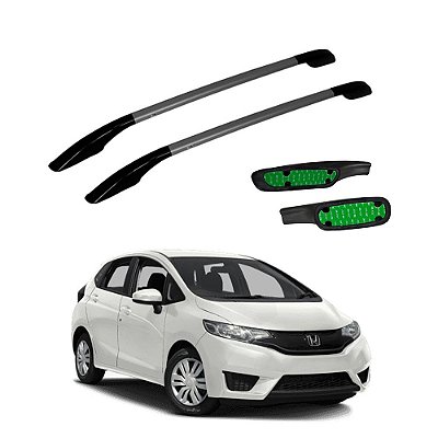 Rack De Teto Honda Fit 2014 2015 2016 2017 a 2020 Grafite