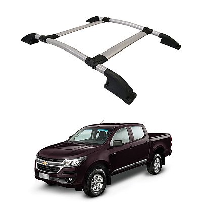 Rack De Teto S10 2012 2013 2014 2015 2016 a 2020 CD Prata