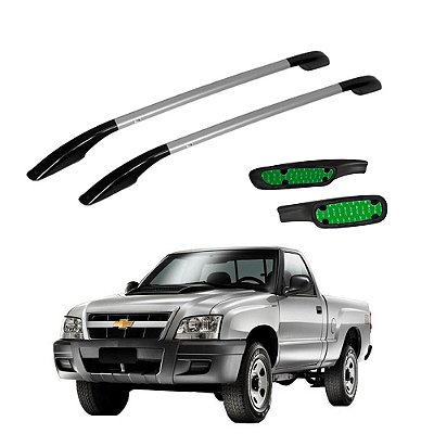 Rack De Teto S10 1996 a 2006 2007 2008 2009 2010 2011 Prata