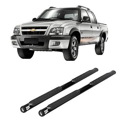 Estribo S10 1996 a 2006 2007 2008 2009 2010 2011 CD Preto