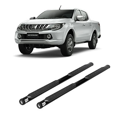 Estribo Triton Sport 2017 2018 2019 2020 Cab. Dupla Preto