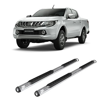 Estribo Triton Sport 2017 2018 2019 2020 Cab. Dupla Cromado