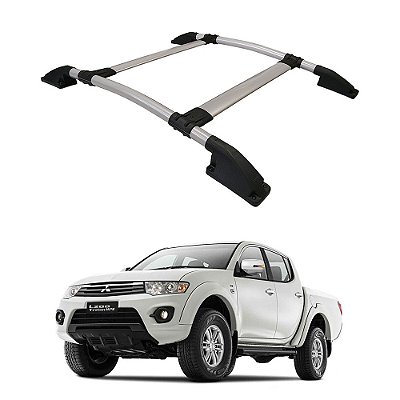 Rack De Teto L200 Triton 2008 2009 2010 2011 a 2016 CD Prata