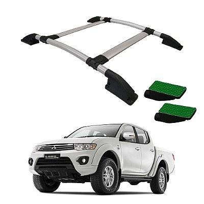 Rack De Teto L200 Triton 2008 2009 2010 2011 a 2016 CD Prata