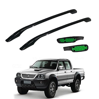 Rack De Teto L200 Sport 2003 2004 2005 2006 2007 Preto
