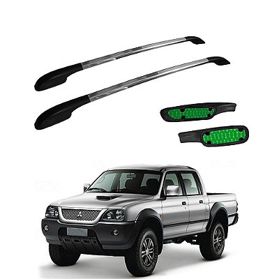 Rack De Teto L200 Sport 2003 2004 2005 2006 2007 Anodizado