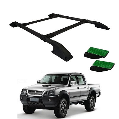 Rack De Teto L200 Sport 2003 2004 2005 2006 2007 CD Preto