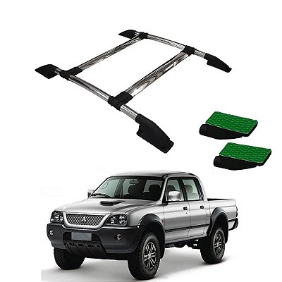 Rack De Teto L200 Sport 2003 2004 2005 2006 2007 CD Cromado