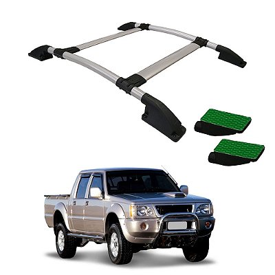 Rack De Teto L200 Gls 1992 a 1999 2000 2001 2002 CD Prata