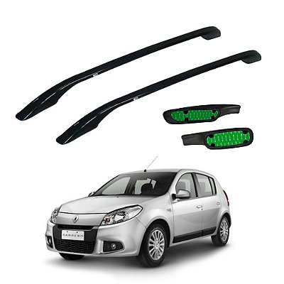 Rack De Teto Sandero 2008 2009 2010 2011 2012 a 2020 Preto