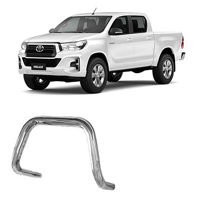 Quebra Mato Hilux 2016 2017 2018 2019 2020 Cromado 70mm