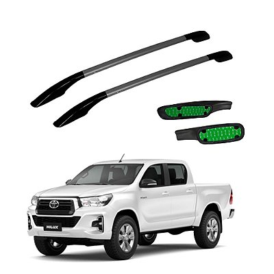 Rack De Teto Hilux 2005 a 2011 2012 2013 2014 2015 Grafite
