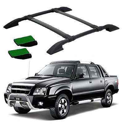 Bagageiro S10 1995 1996 A 2011 Cabine Dupla Preto Colado
