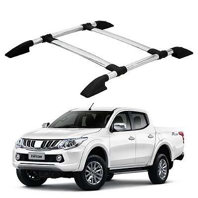 Bagageiro L200 Triton 2008 A 2014 2015 2016 2017 Alumínio