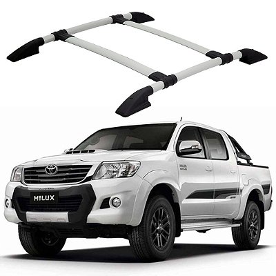 Bagageiro Hilux 2003 A 2010 2011 2012 2013 2014 2015 Prata