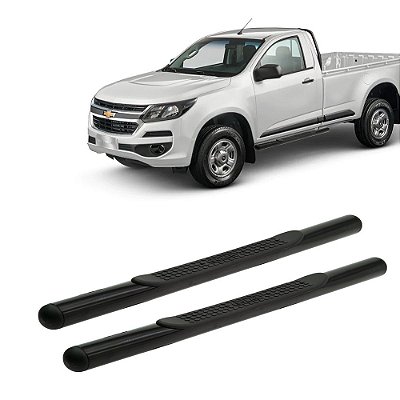 Estribo S10 2012 2013 2014 2015 A 2020 Cabine Simples Preto