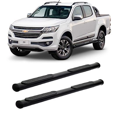 Estribo S10 2012 A 2017 2018 2019 2020 Cabine Dupla Preto