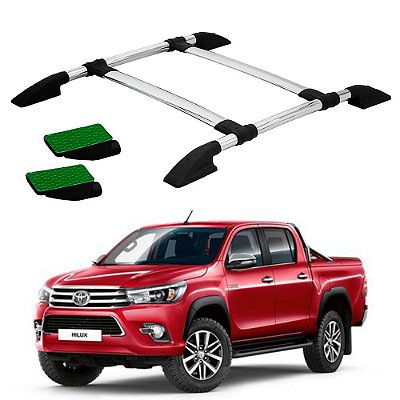 Bagageiro Hilux 2016 2017 Alumínio Colado
