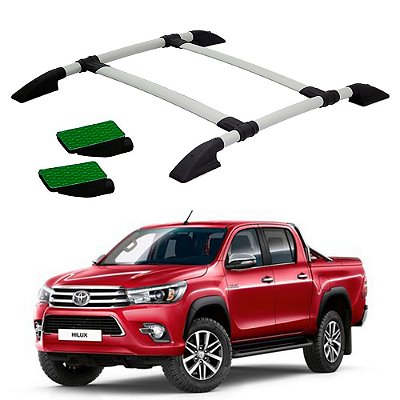 Bagageiro Hilux 2016 2017 Prata Colado