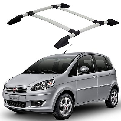 Bagageiro Fiat Idea 2005 A 2012 2013 2014 2015 2016 Prata